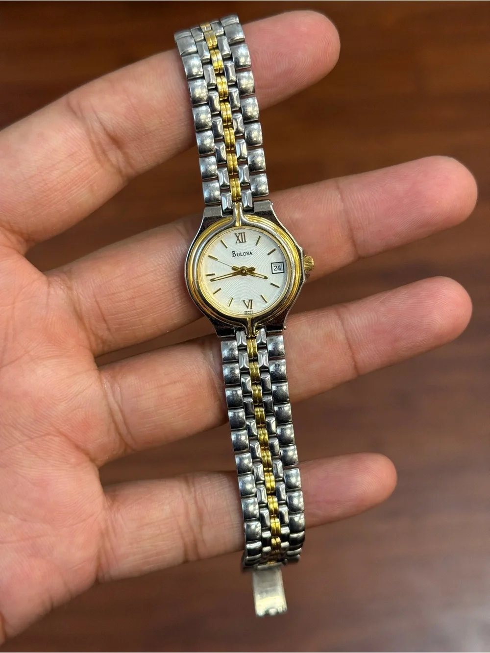 Bulova vintage Women’s Two-Tone Gold & Silver Dress Watch